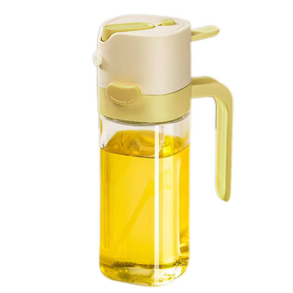 7 530ML Glass Atomizing Oil Pot - 2-in-1 (Spray & Pour) Non-drip - Image 1